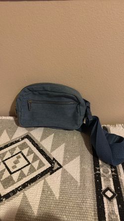 Blue Denim Fanny Pack Style Across Body Purse