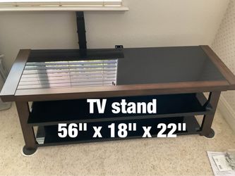 3-in-1  TV  stand   (56" x 18" x 22")  -  $95