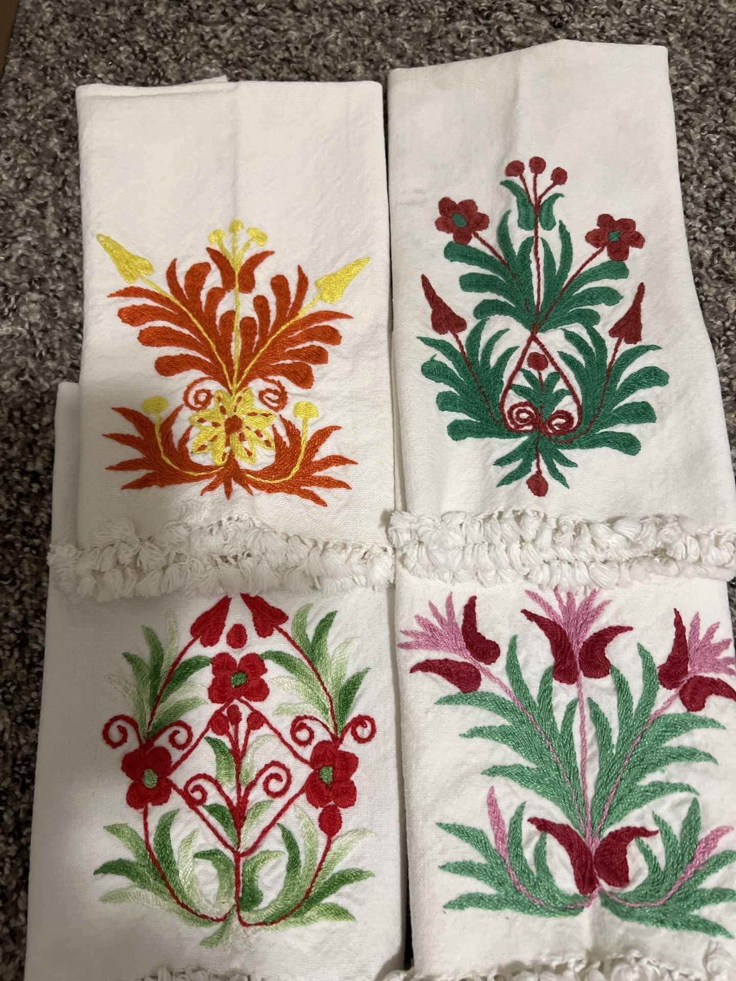4 Cloth Ecuadorean Napkins