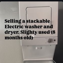 Electric Stackable Washer And Dryer
