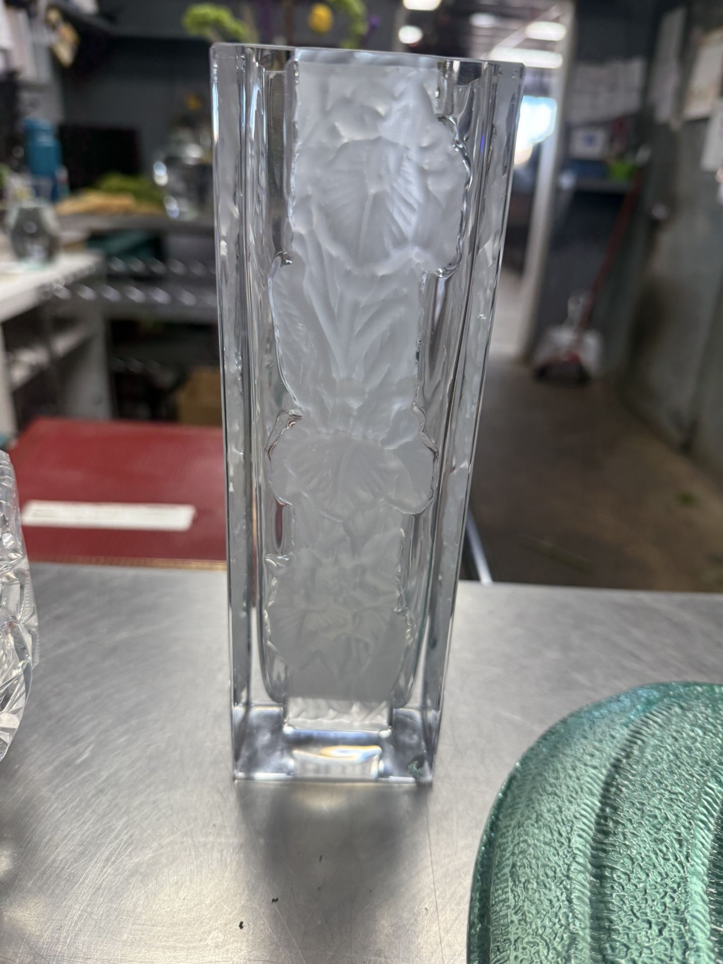 Heavy Crystal face Flowers