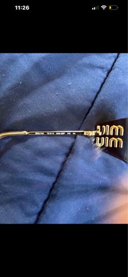 Miu Miu Sunglasses with Gold Logo