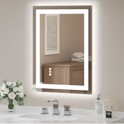 LED Bathroom Mirror Anti-fog Backlit Lighted