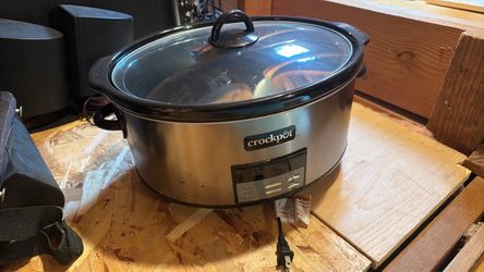 Crock-Pot Slow Cooker with Glass Lid