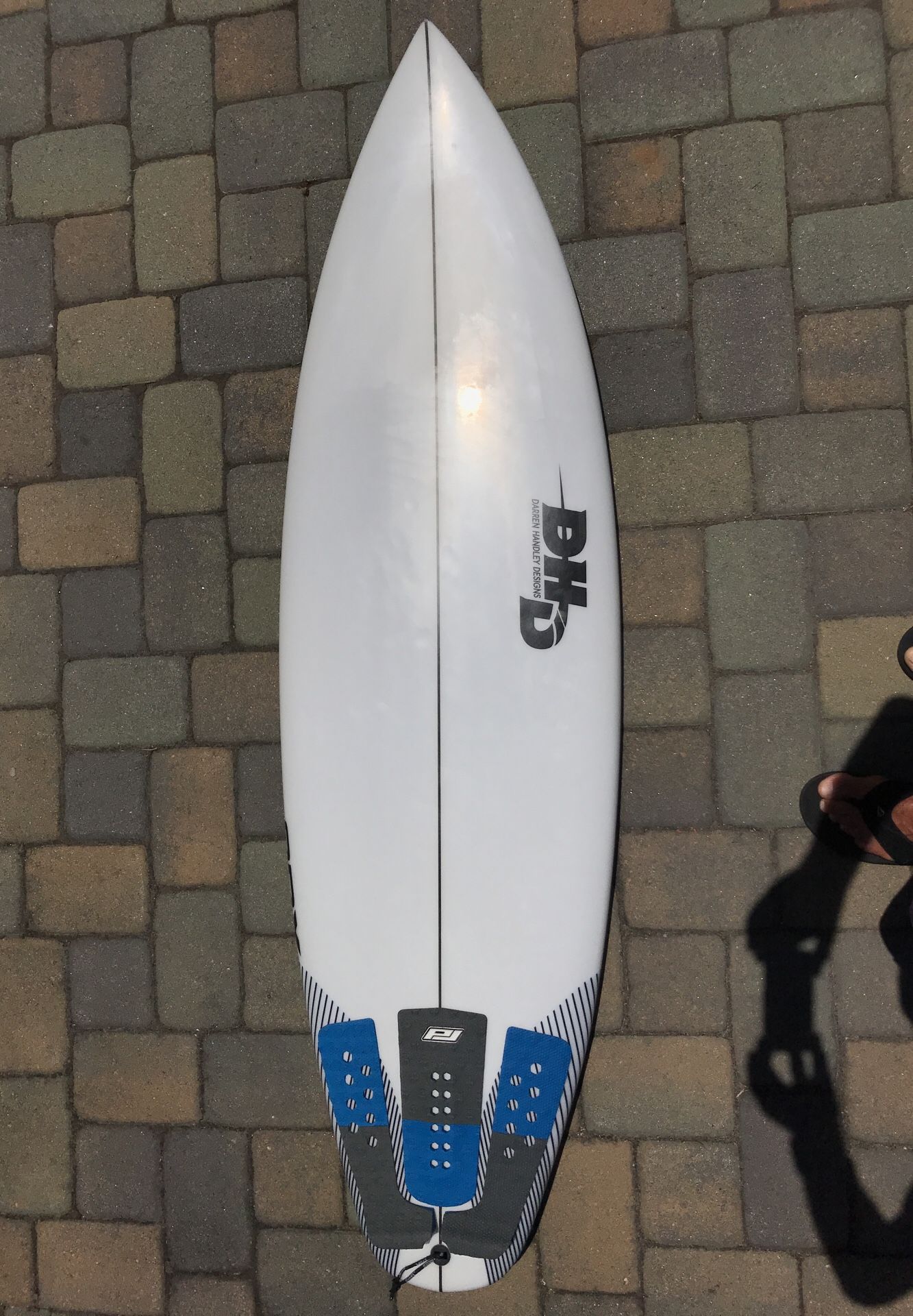 DHD 3DX surfboard 5.8 x 19.5 x 2.5 30ltrs
