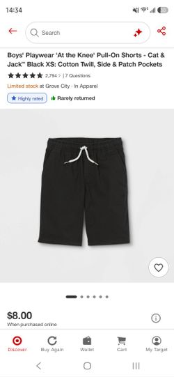Cat & Jack Boys Shorts XS 4/5