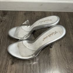 Clear Heels Size 10