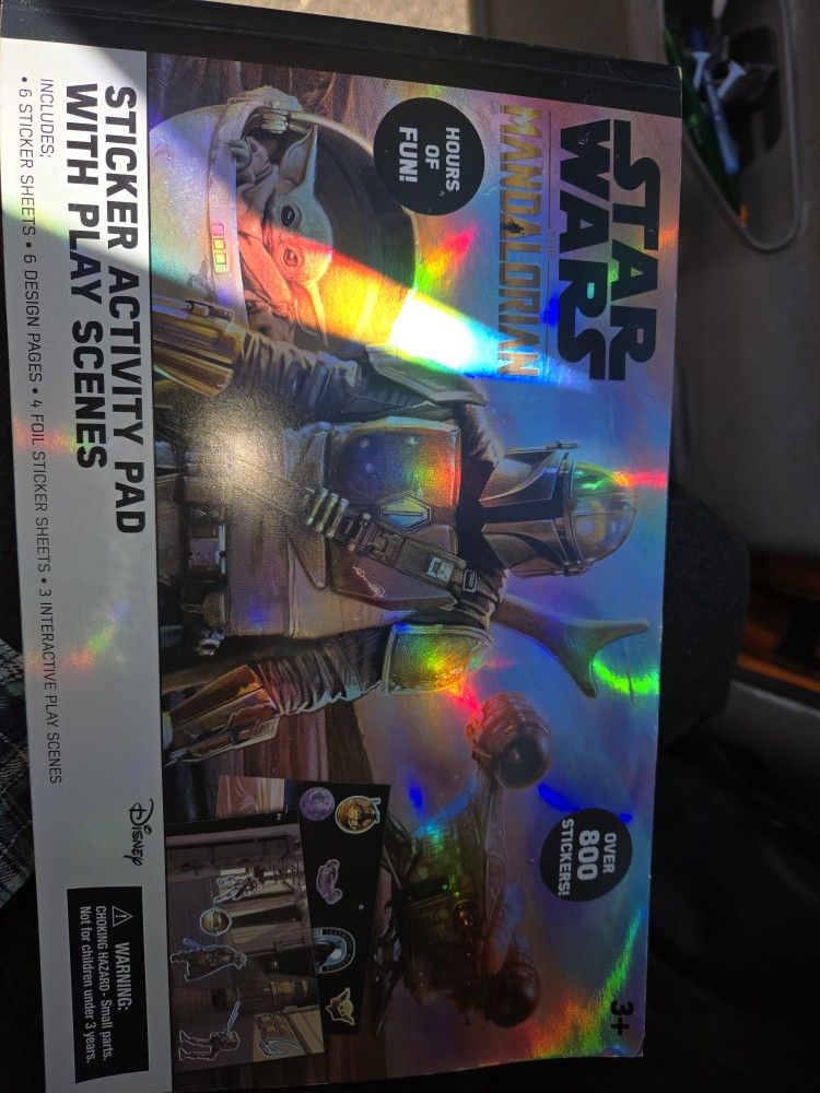 Disney STAR WARS Mandalorian Baby Yoda Bounty 800+ Stickers Book Activity Pad