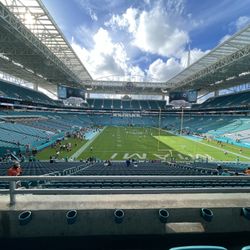 Club Level Tickets To All The Maimi Dolphins Games Row 2