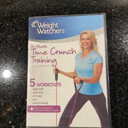 Weight Watchers DVD 10-Minute Time Crunch Training 5-Workouts-Exercise NEW