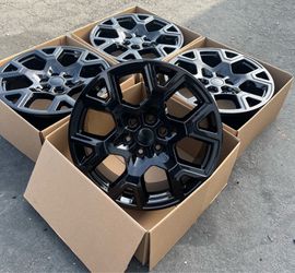 "20 Gloss Black Ford F150 Rims/wheels (exchange available)
