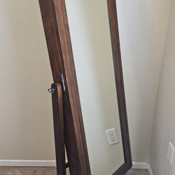 Standing Mirror Jewelry Storage 