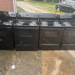 Have some clean black coiltop GE electric stove.$240each delivered installed.$190 picked up.4m warranty 