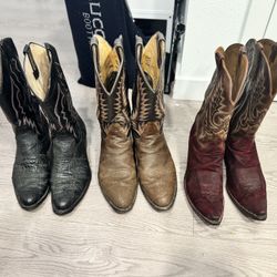 Multiple Cowboy Boots For Sale 