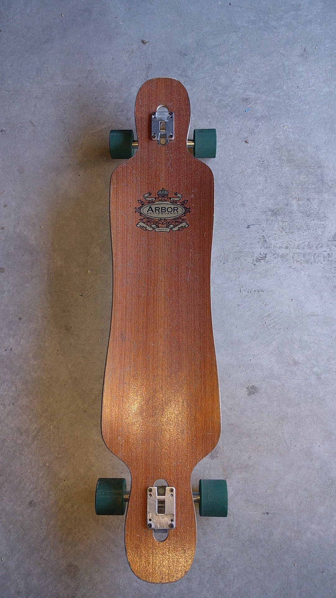 Arbor Genesis 44" Complete Longboard Skateboard with Gullwing trucks and Mercer Wheels