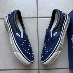 Vans LX Classic Slip-On 98 Pearlized Pack Indigo Size 9 Men