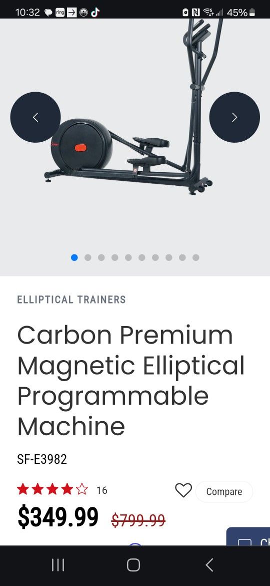 Sunny Fitness Elliptical