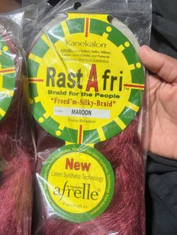 Rastafri Freed'm Silky Braid Pre-Stretched (MAROON