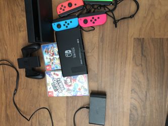 Switch games and 4 joycons