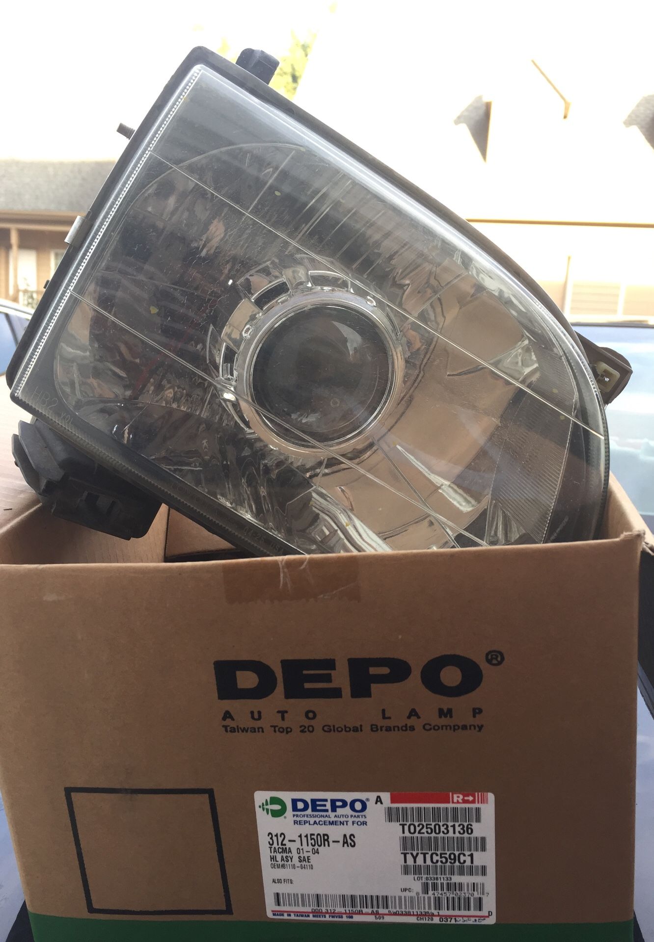 2002 Tacoma headlight