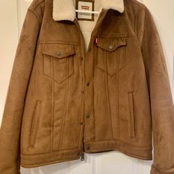 Levi’s Brown Sherpa Trucker Jacket (Size M)