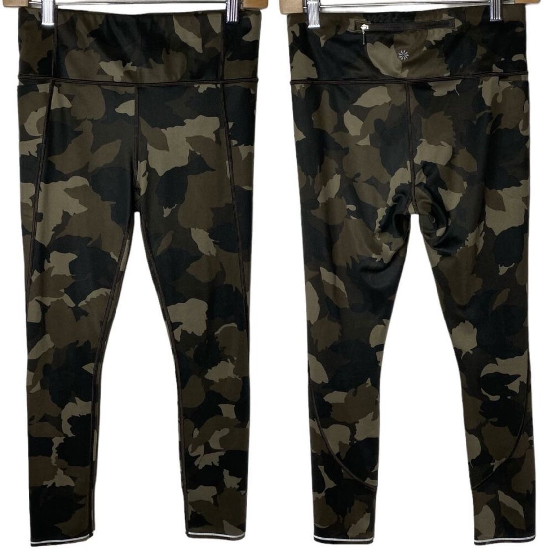 Athleta High Rise Run Free Camo Leggings Size XS