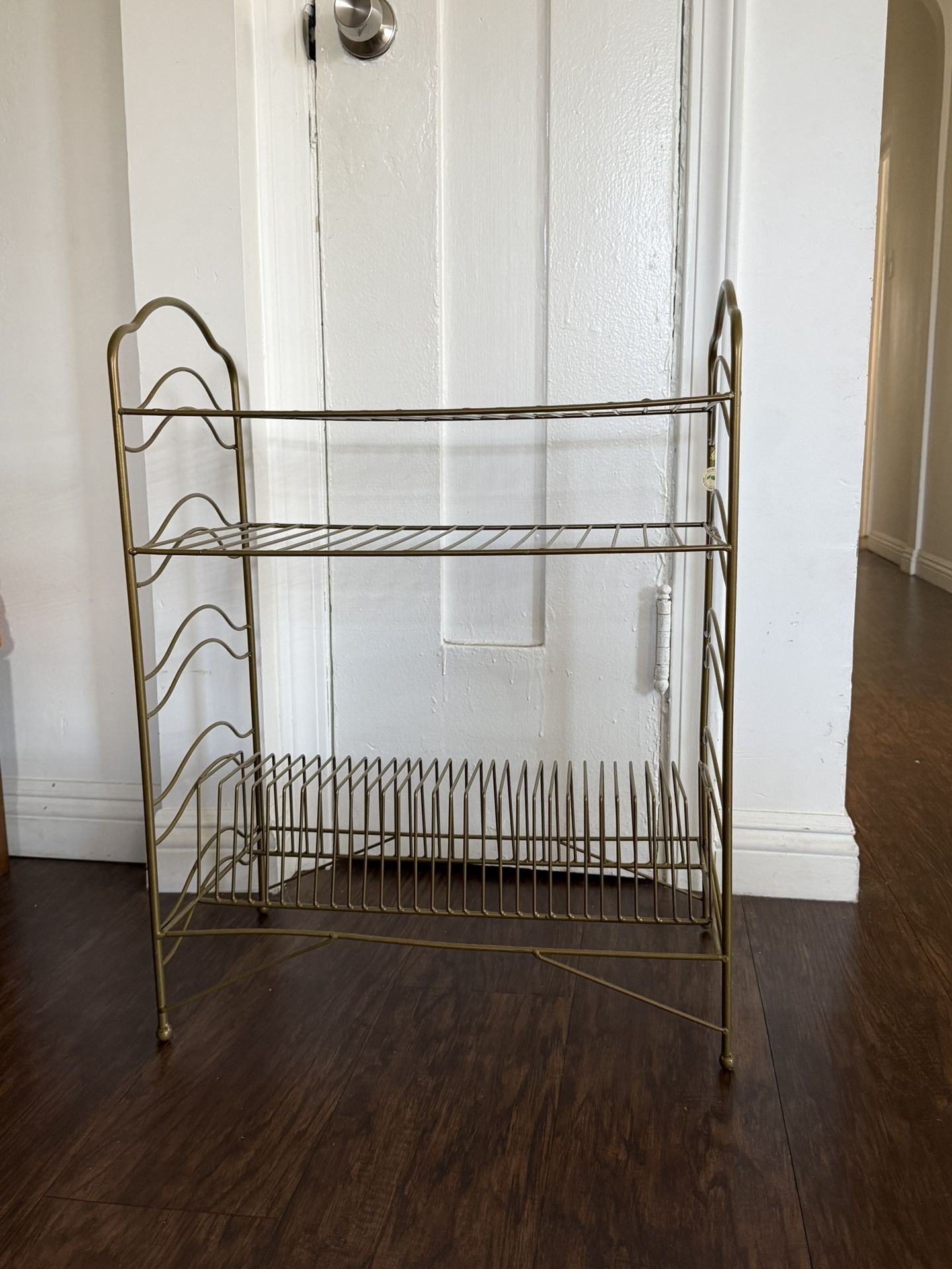 Urban Outfitters Brass Finish Record Stand