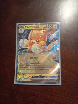 Pawmot ex Pokémon Card 073/197 OBF