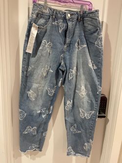 Butterfly Tapered Jeans