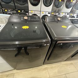 SAMSUNG ELECTRIC DRYER/WASHER SET