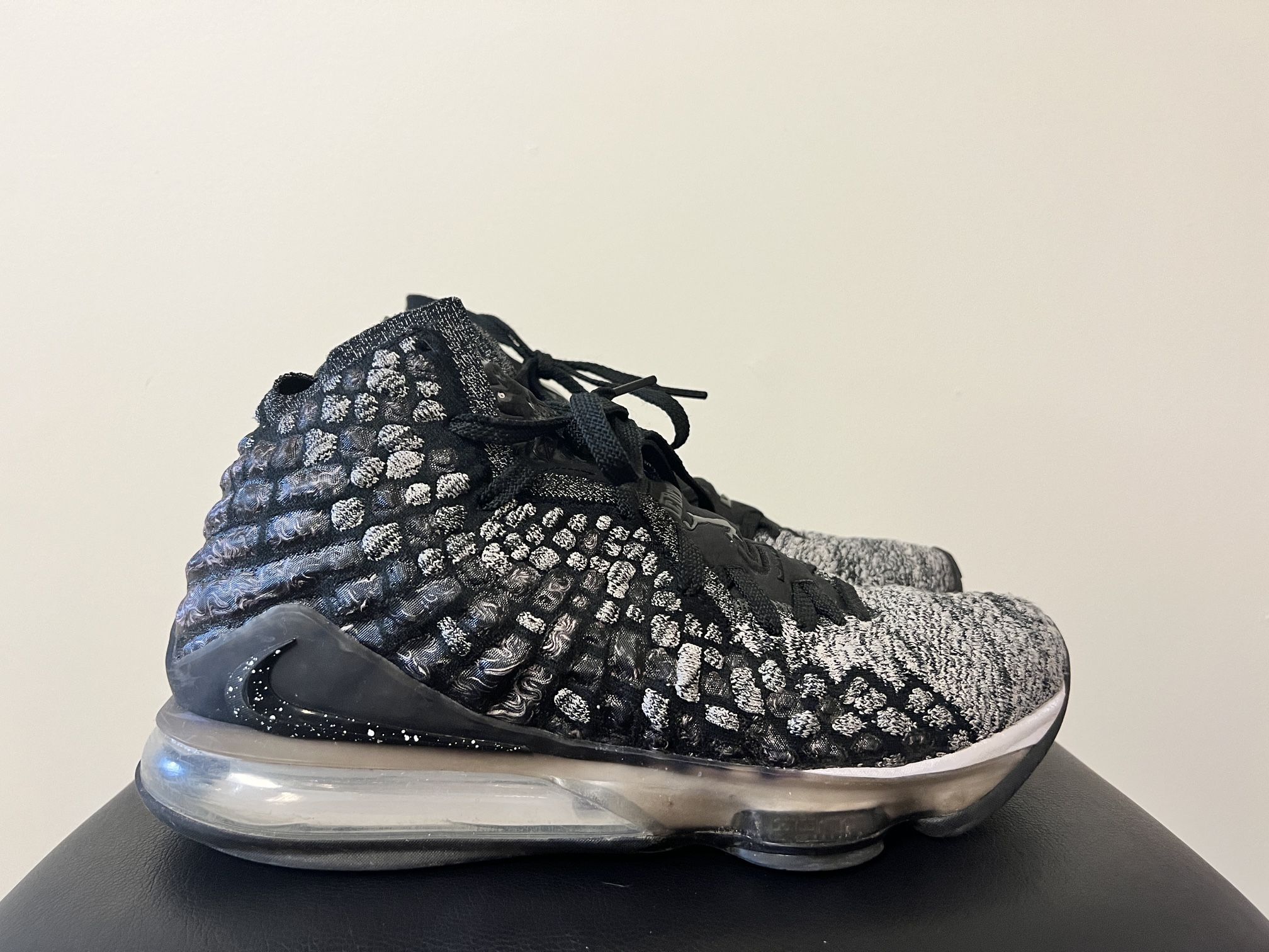 Nike lebron 17 black cheap white