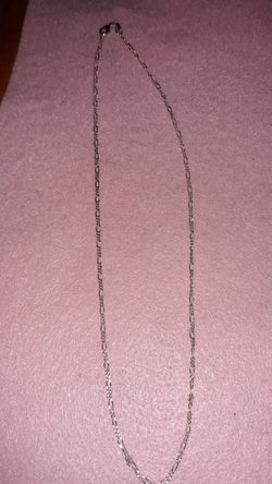 New 20" Sterling silver necklace
