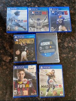 PS4 Games (set of 7)