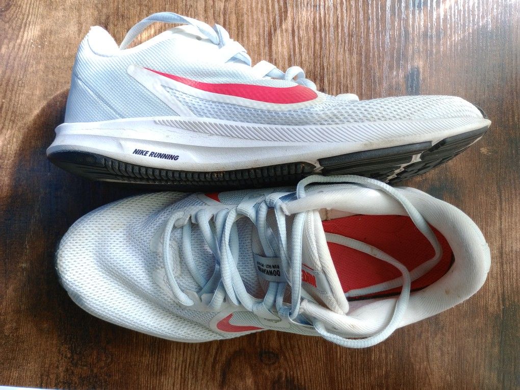 Nike Downshifter 9 Women's Athletic Sneakers Running Workout Shoe White/Pink