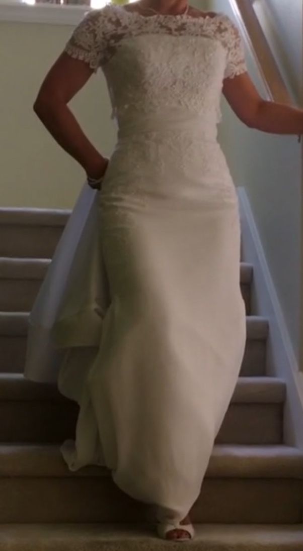 Wedding Gown,Shoes, Accessories, And More, Strapless Removable Lace Top