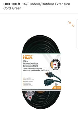 Hdx extension cord