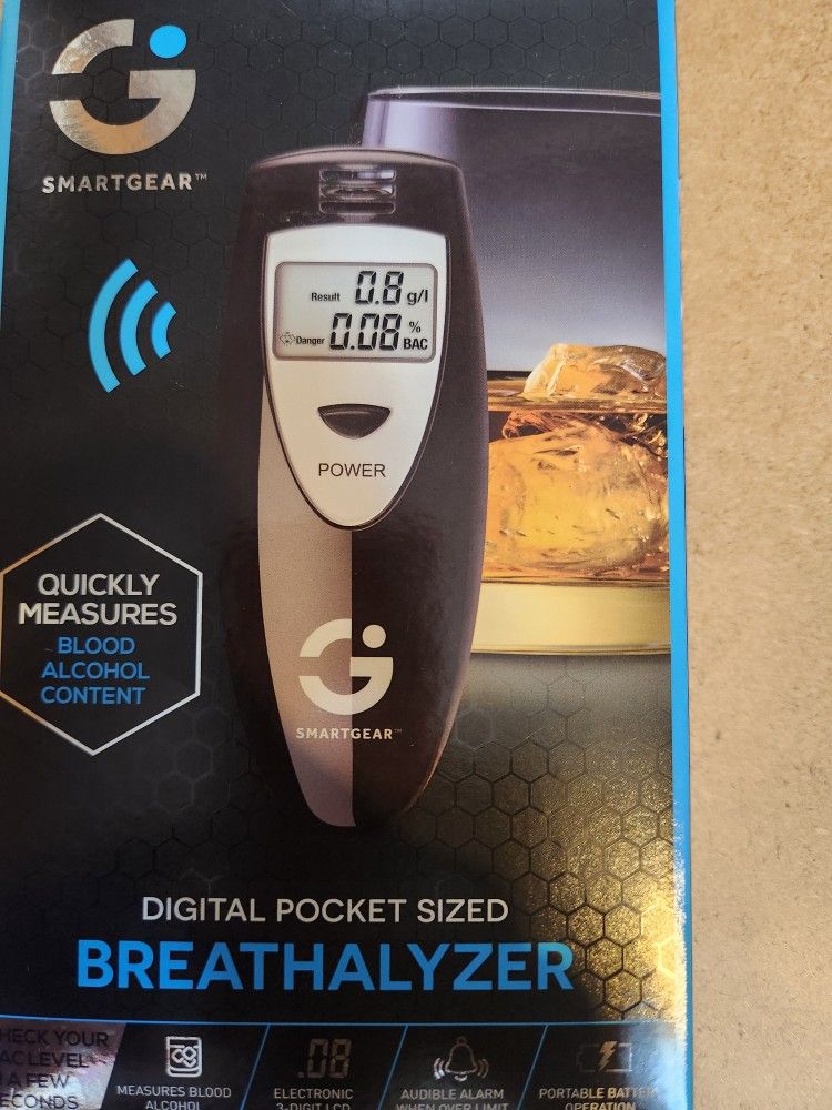 SmartGear Digital Pocket Sized Breathalyzer