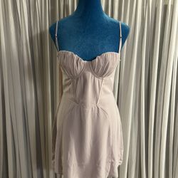 Oh Polly Womens Lilac Purple Mini Dress Short Size 6