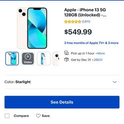 iPhone 13 Mint Condition 