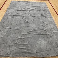 Sour Lemon Super Soft Geometric Area Rug/gray/9’ x 12’