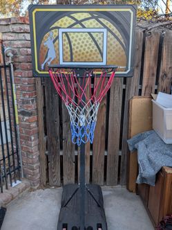 Portable Kids Basketball Hoop – Adjustable Height with Wheels