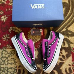 Vans Old Skool 36 Pearlized Fuchsia Red Sizes 7 And 7.5 Brand New 