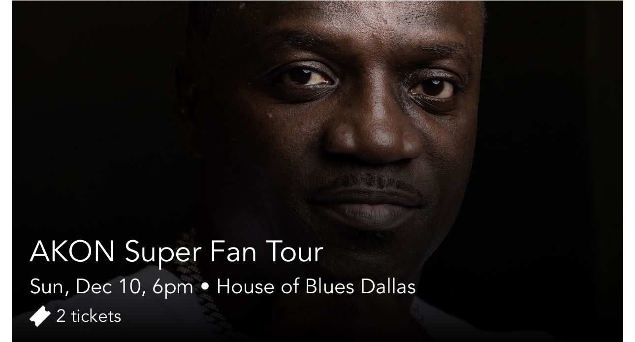 Akon Tickets