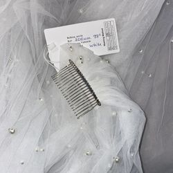 White Wedding Veil