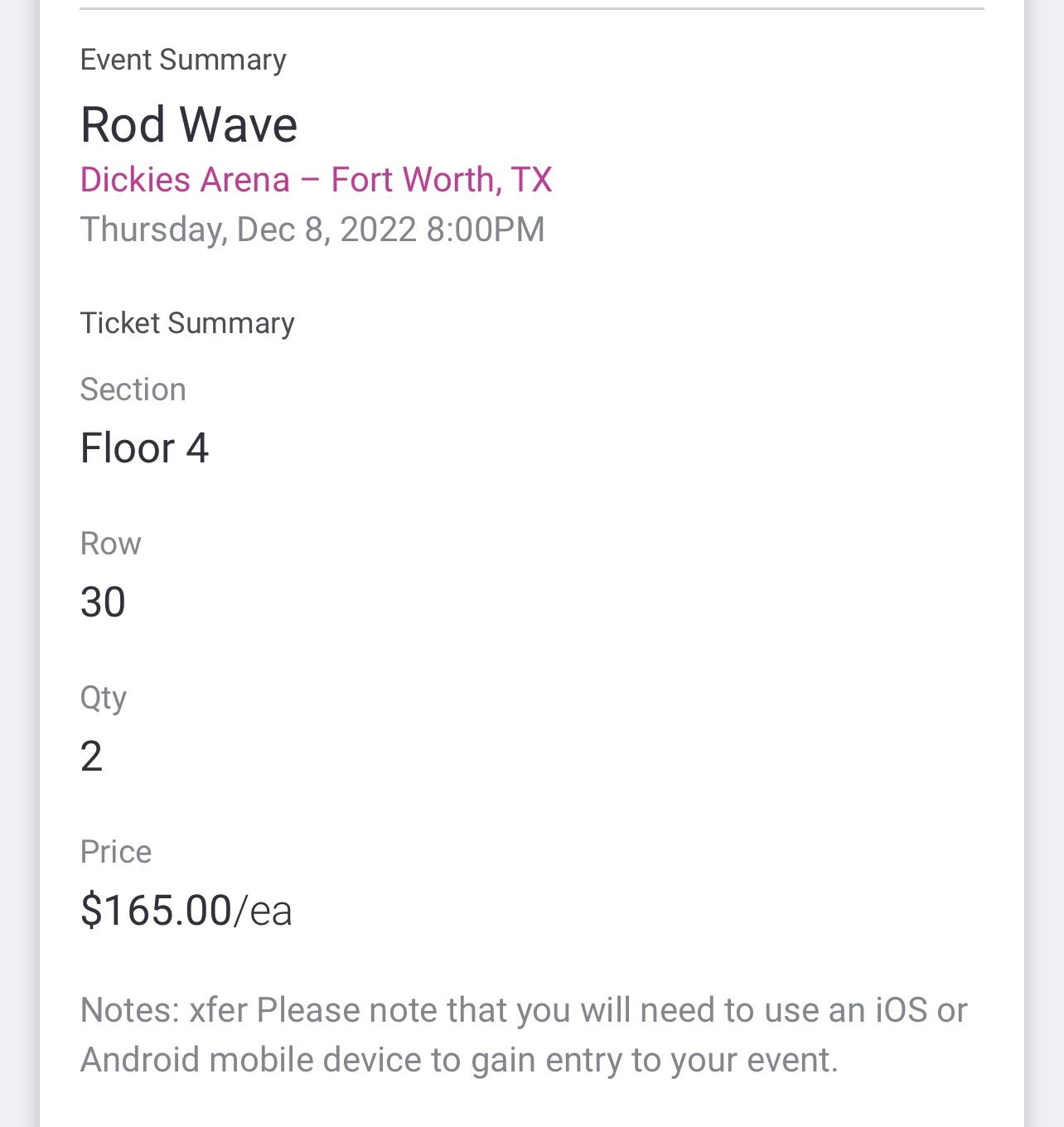 Rod Wave Concert Tickets 