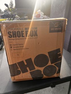 Stackable Shoe Box
