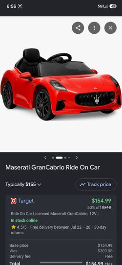 Pink Maserati Car