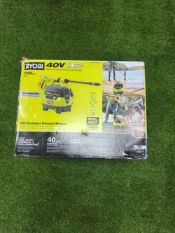 Ryobi 40V HP Brushless Pressure Washer 1200 PSI