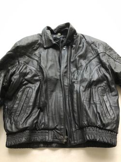 All leather XL jacket