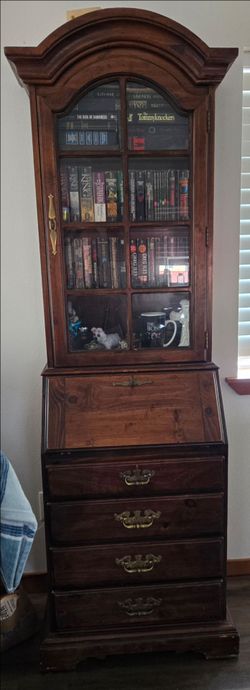 secretary desk and  hutch